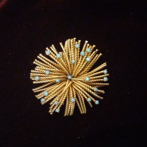 Vintage Bergere Firework Brooch